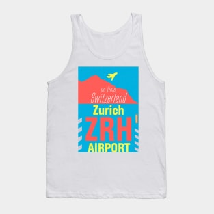 Airport Zurich ZRH Tank Top